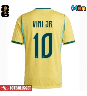 Brasilien Vinicius Junior #10 Hemmatröja VM 2026 Kortärmad
